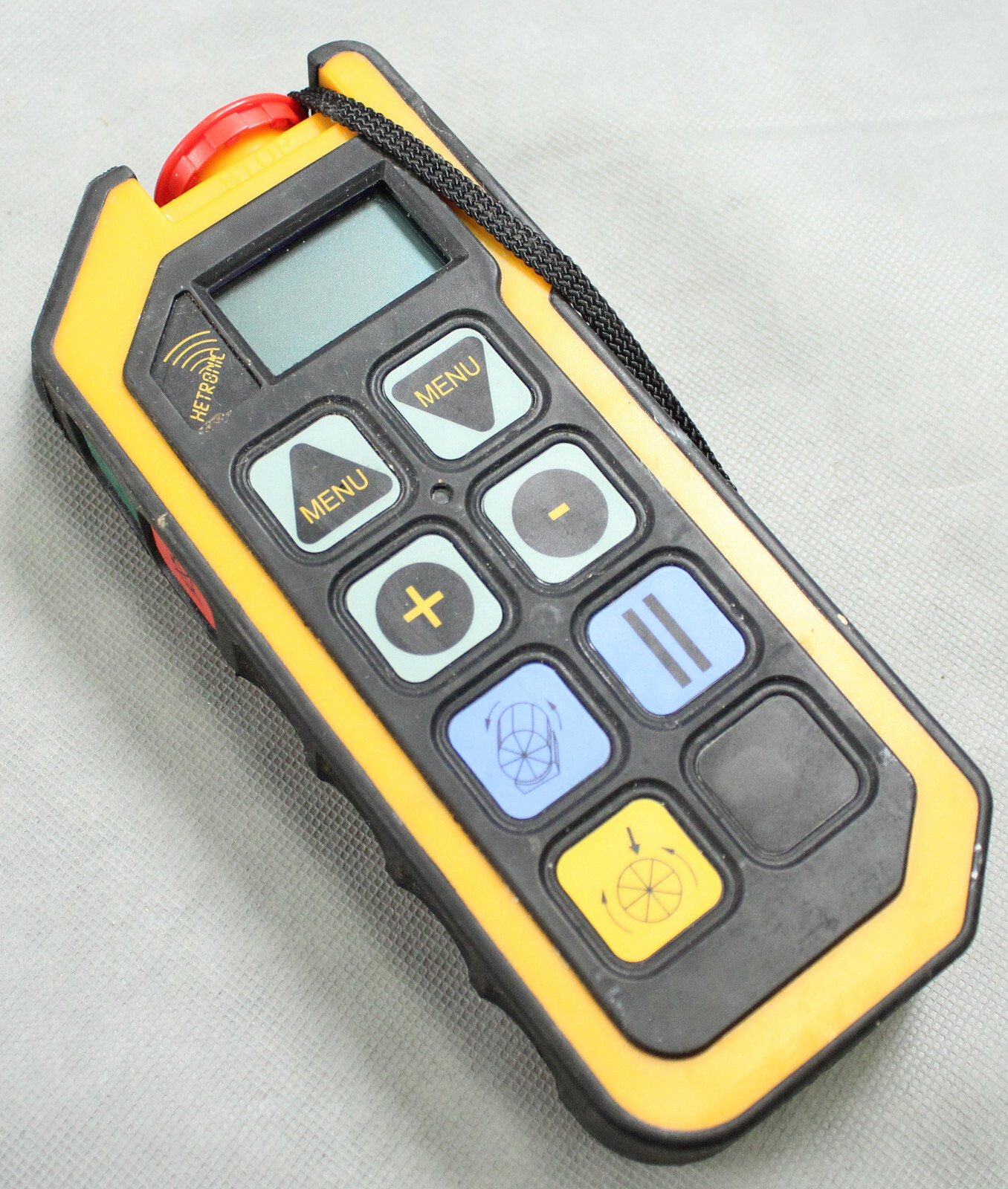 Hetronic HE0432-TX 2.4GHz Handheld Transmitter - NO BACK NO BATTERIES AS IS