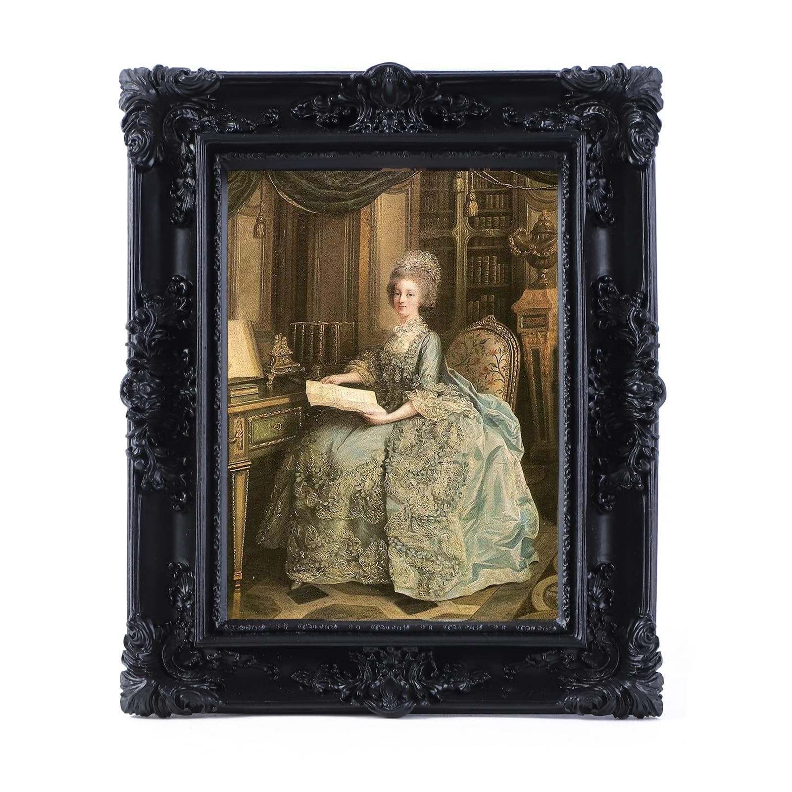2.5x3.5 Black Vintage Picture Frame Antique Ornate Picture Frame Wall Decor