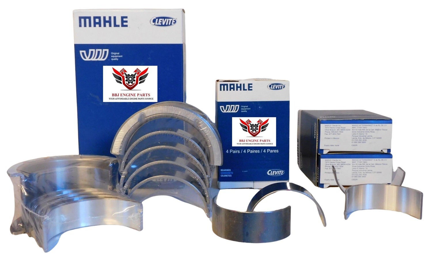 CLEVITE Rod & Main Bearings for 99-16 Chevrolet LS 4.8 5.3 6.0 6.2 GenIII IV