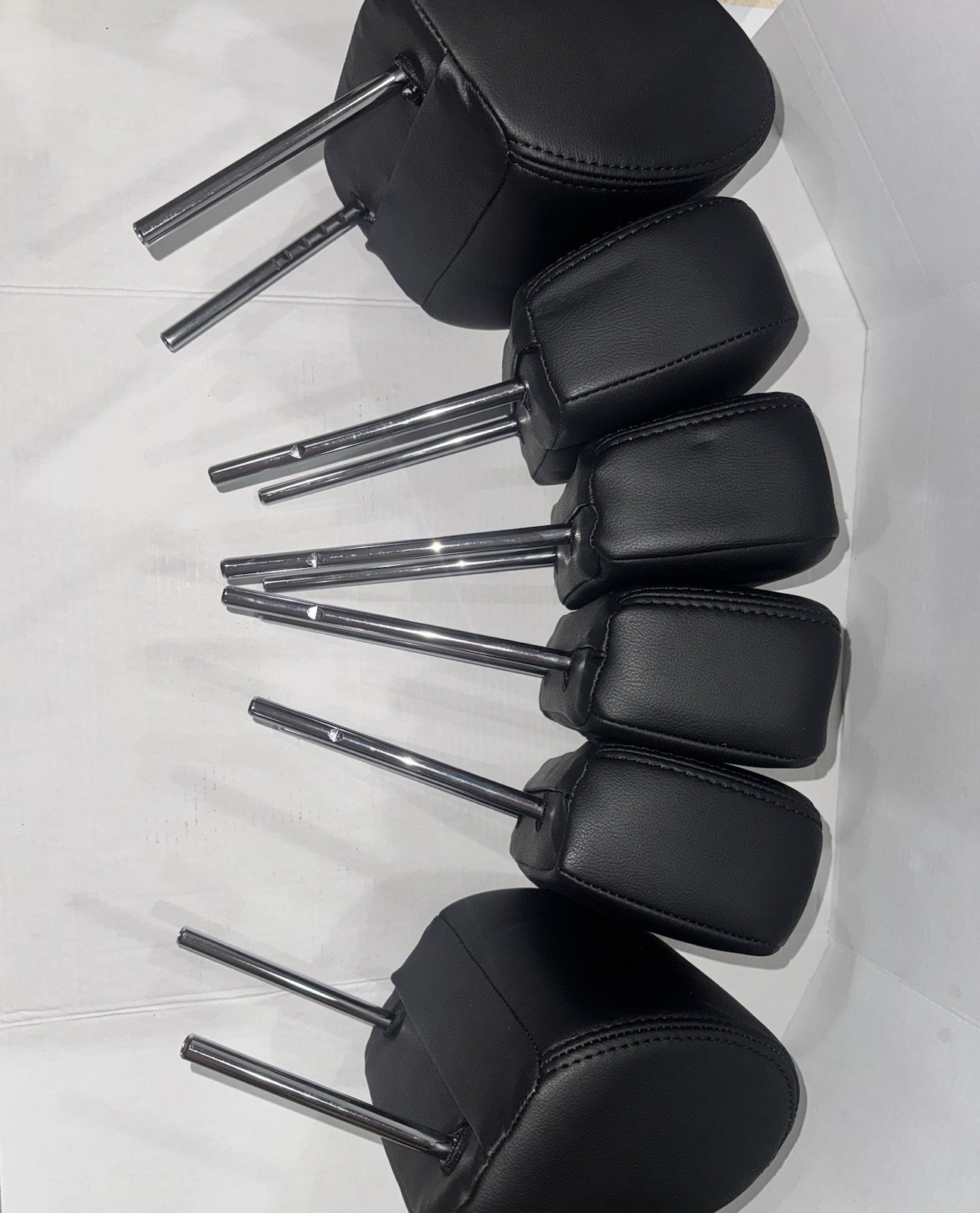 2005-2007 Nissan Armada Titan  Second Row and  Third Row  Headrest Set Black OEM