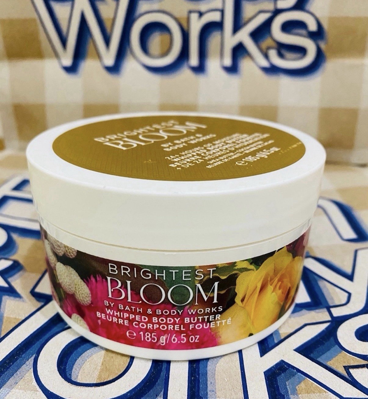 Lot of FOUR Bath & Body Works Brightest Bloom Whipped Body Butters. 