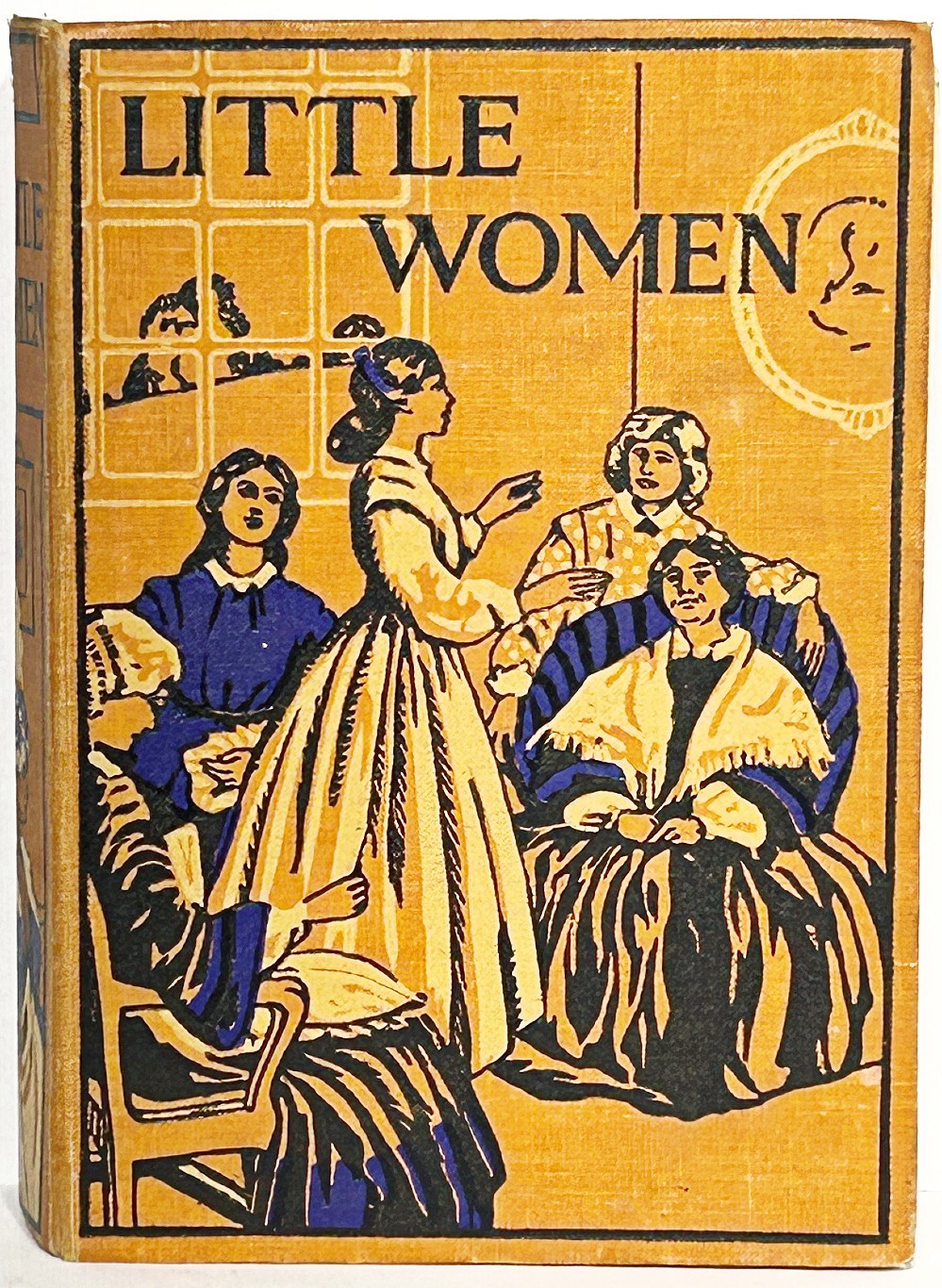 LITTLE WOMEN Civil War FIRST EDITION book COLOR PLATES Romance LOUISA MAY ALCOTT