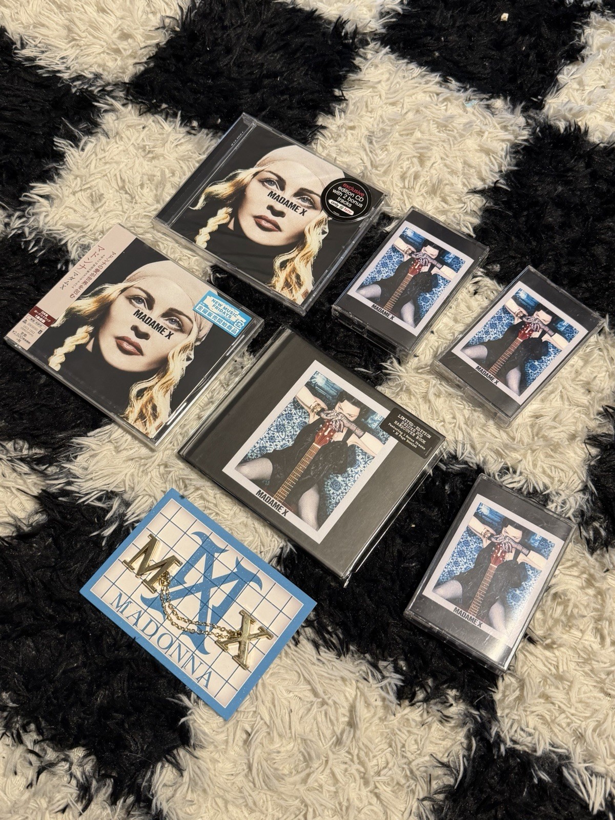 Madonna Madame X 2019 Cd Cassette Merch Bundle Pin Sealed Brand New