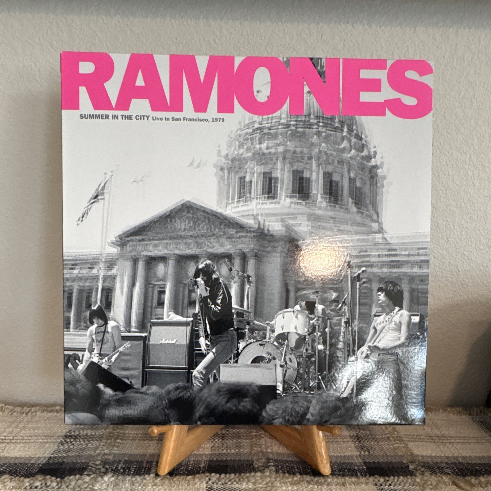 Ramones Summer in the City Live San Francisco 1979 2LP Neon Pink Vinyl EX Hype