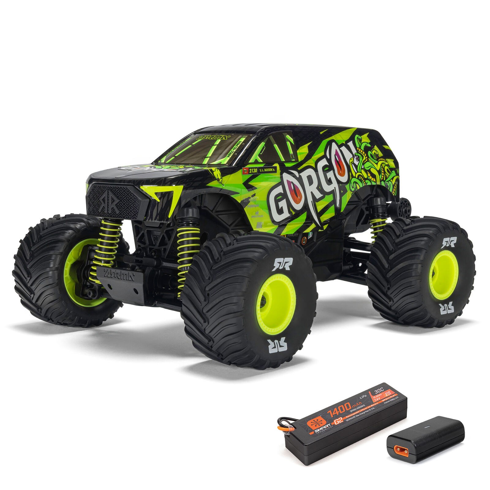 ARRMA ARA2130T1 1/16 GORGON GROM 4X4 RTR Monster Truck w/Battery/Charger Yellow