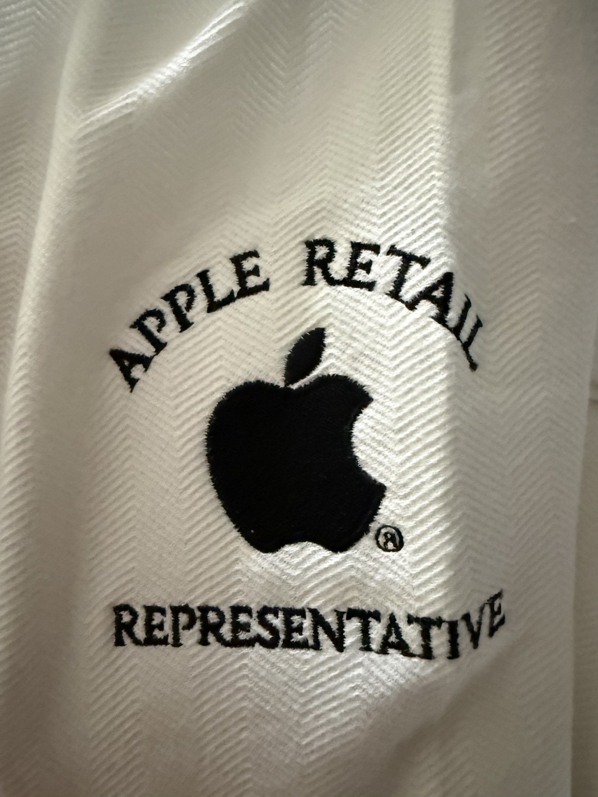 Vintage Apple Retail Representative Polo Shirt XL NWT Y2K 1999–2000 iMac G3 Era