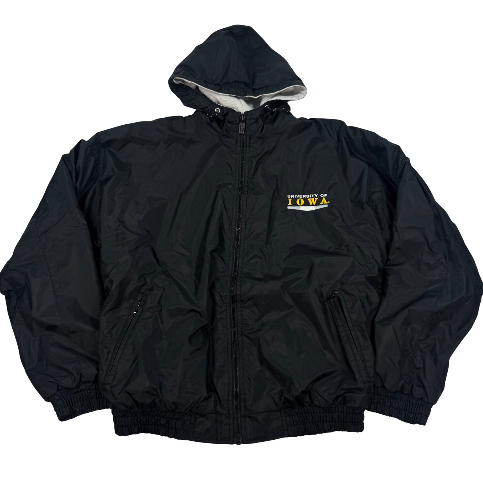 Gear For Sports University of Iowa Hawkeyes VTG Windbreaker Jacket Mens Medium