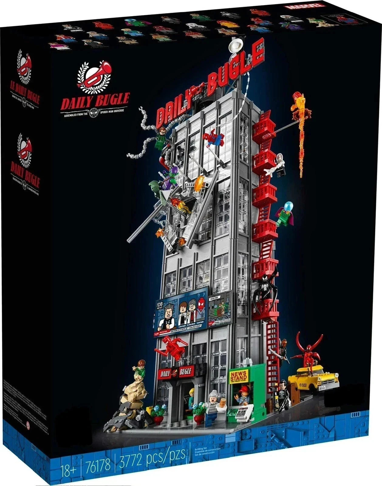 Daily Bugle 76178 Building Bricks Set 3789 Pieces Without Box Daily Bugle 76178 Building Bricks Set 3789 Pieces Without Box