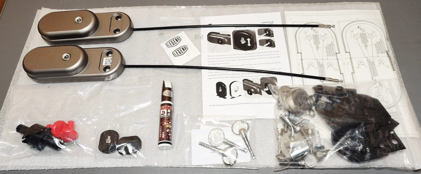 Legend Fleet Solutions SL1-021-002 Securilock Van Double Lock (Silver)
