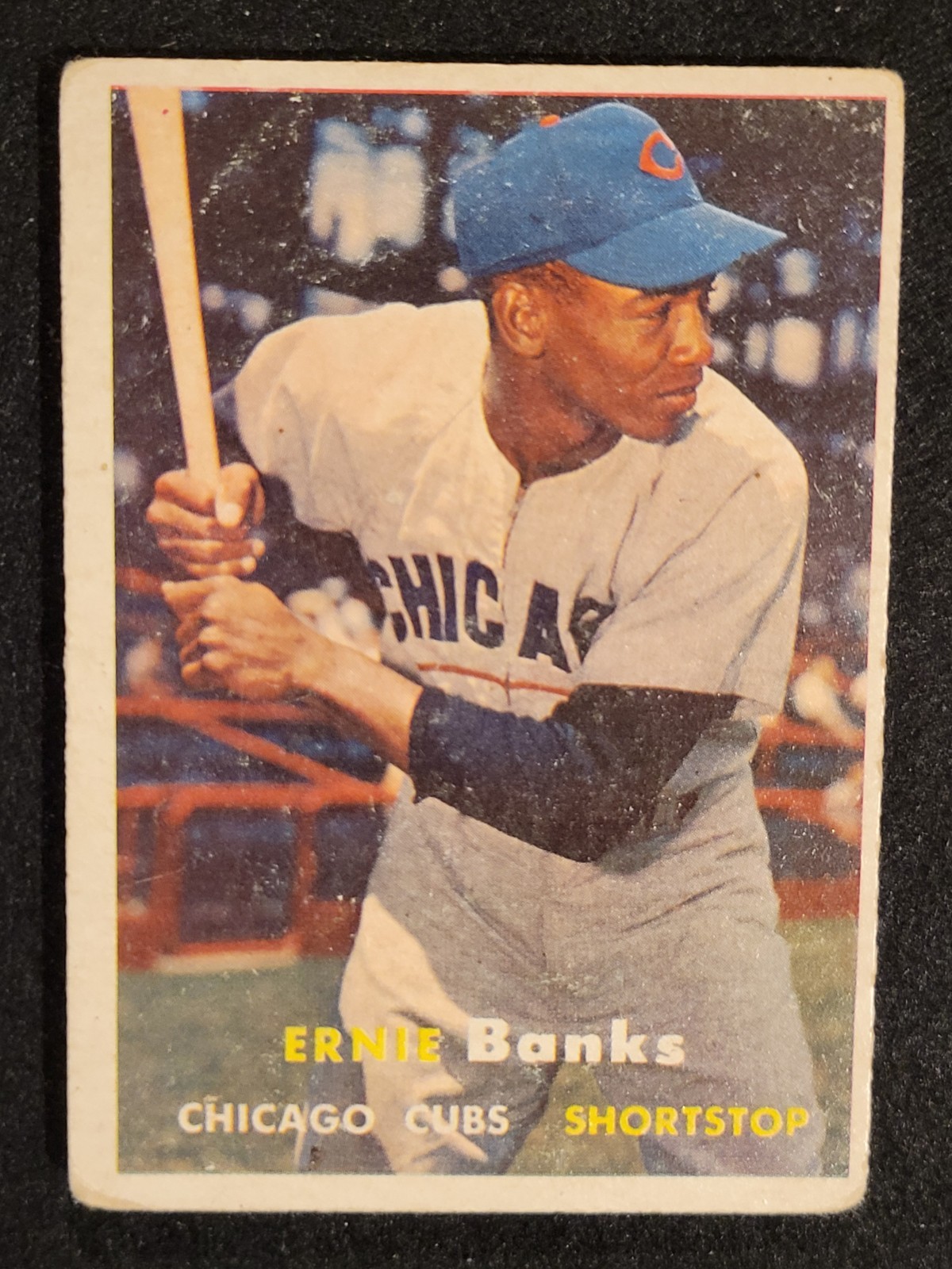 1957 Topps - Ernie Banks #55 - VGEX  *CLC*