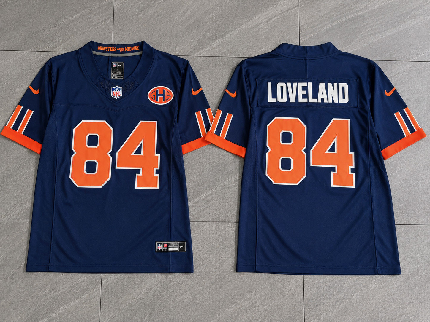 2026 Chicago Bears Rivalry Jersey Colston Loveland #84 Vapor F.U.S.E Size Medium 2026 Chicago Bears Rivalry Jersey Colston Loveland #84 Vapor F.U.S.E Size Medium