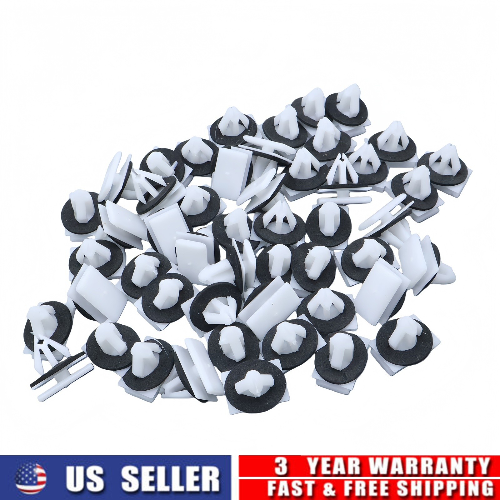 50pcs Fender Flare Clips Fit Ford F-150 21-25 Ranger 19-25 Super Duty 23-25 New