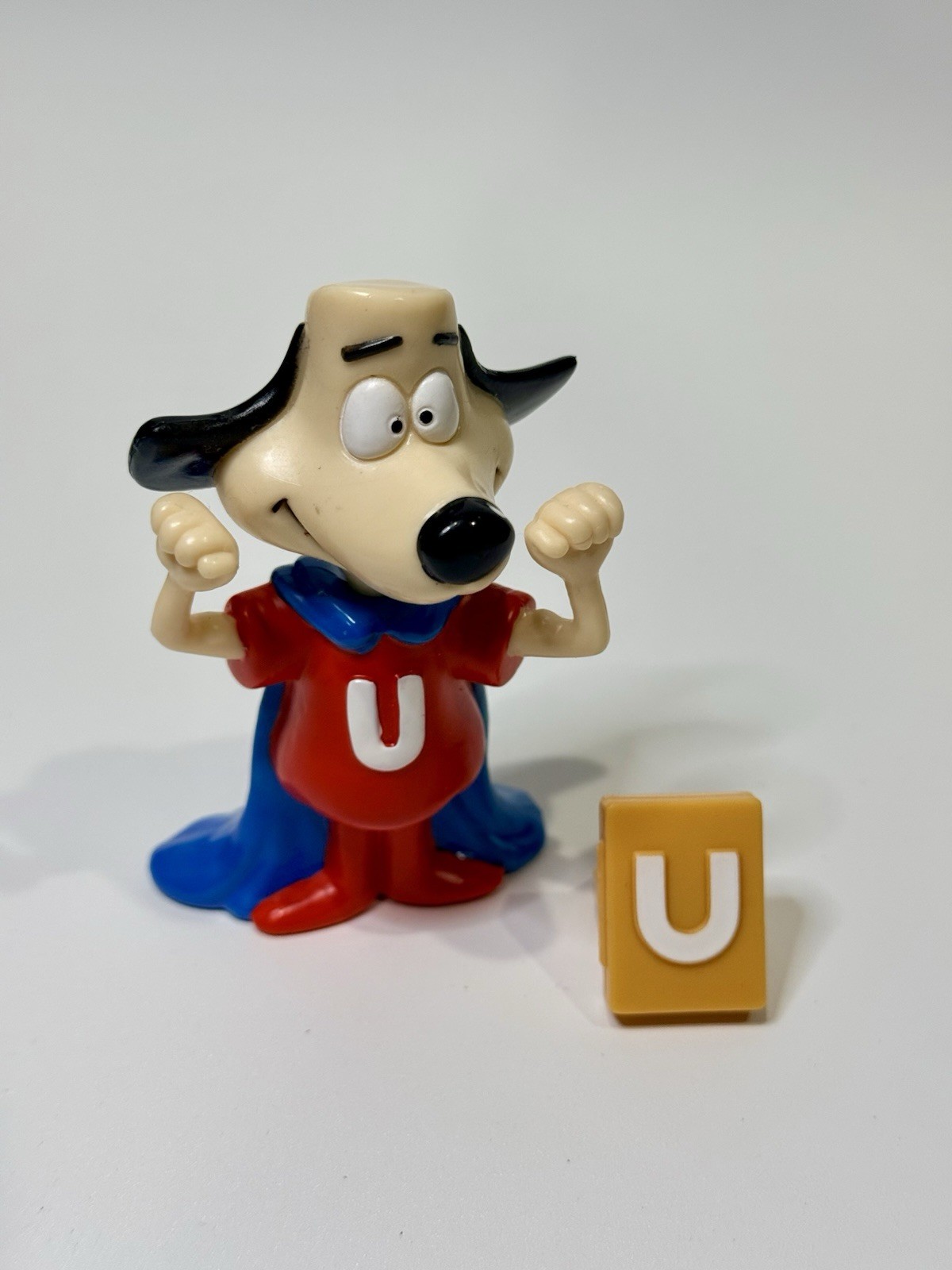 Vintage Underdog PVC Figure 3.5” 1990s Rare With Ring