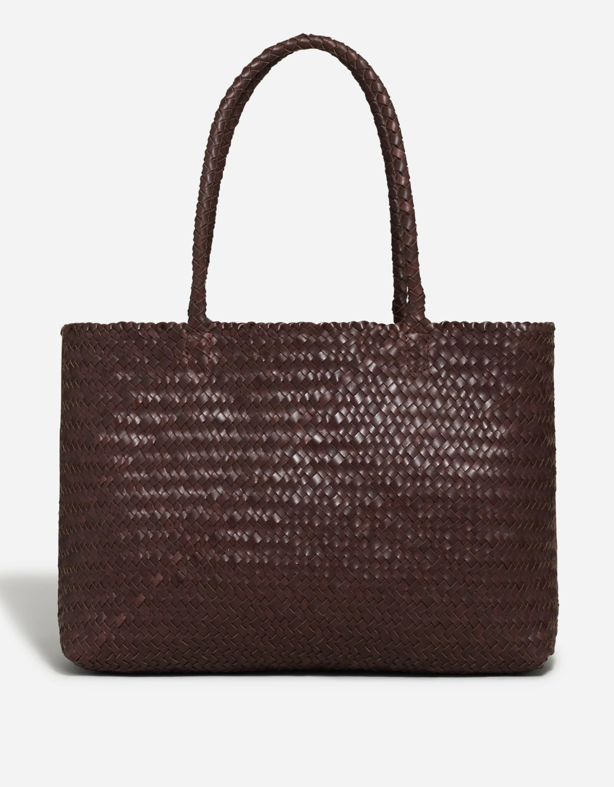 Madewell The Signature Woven Tote - Coffee Bean
