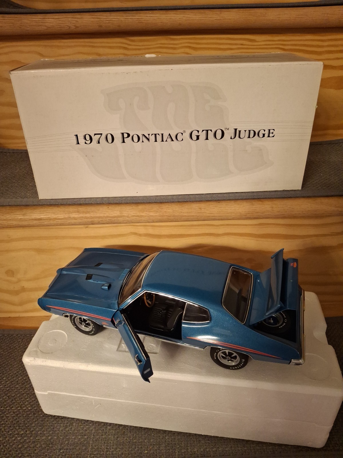 1970 Pontiac GTO Judge Blue Gmp Diecast 1:18 1970 Pontiac GTO Judge Blue Gmp Diecast 1:18