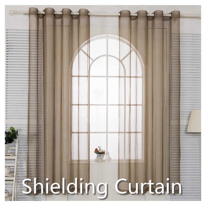 Faraday shielding light-transmitting curtain EMF & RF Protection  1 Panel