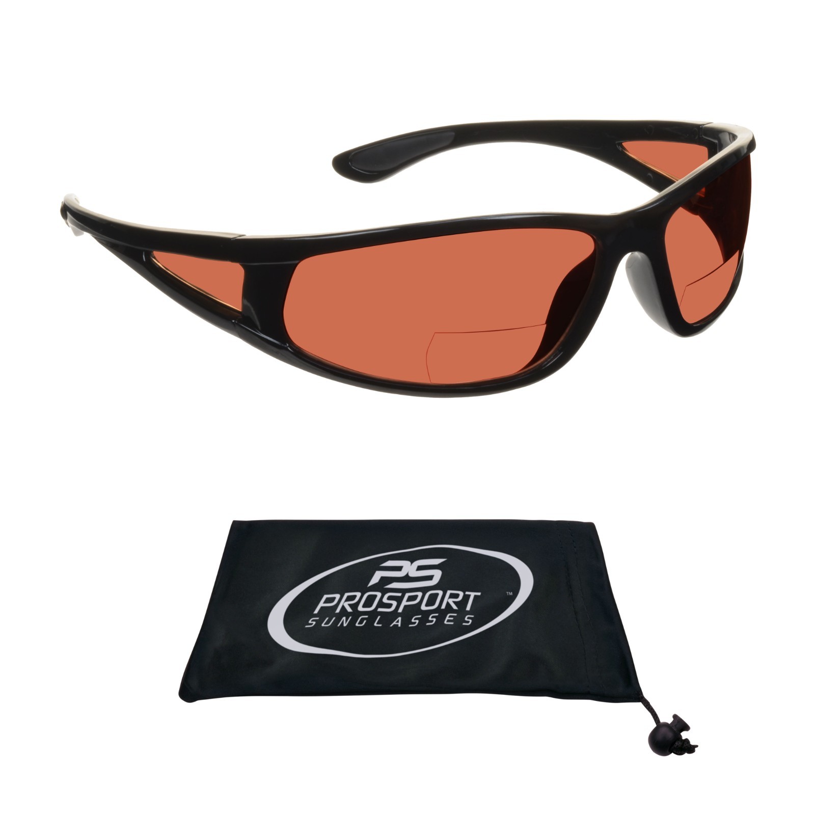 proSPORT HD Blue Light Blocking Bifocal Safety Reader Sport Sunglasses Golf Wrap