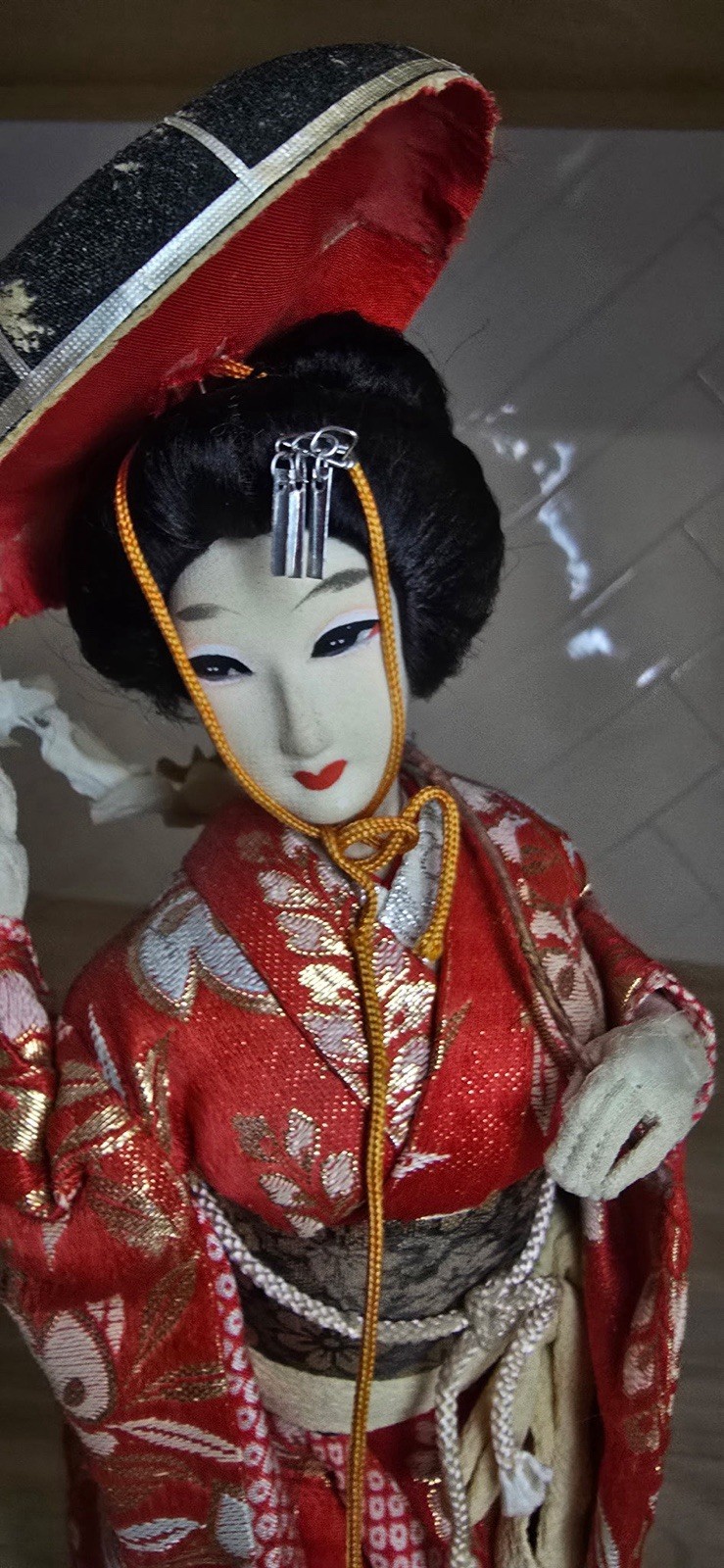 VTG Japanese Nishi Geisha Doll 12 VTG Japanese Nishi Geisha Doll 12