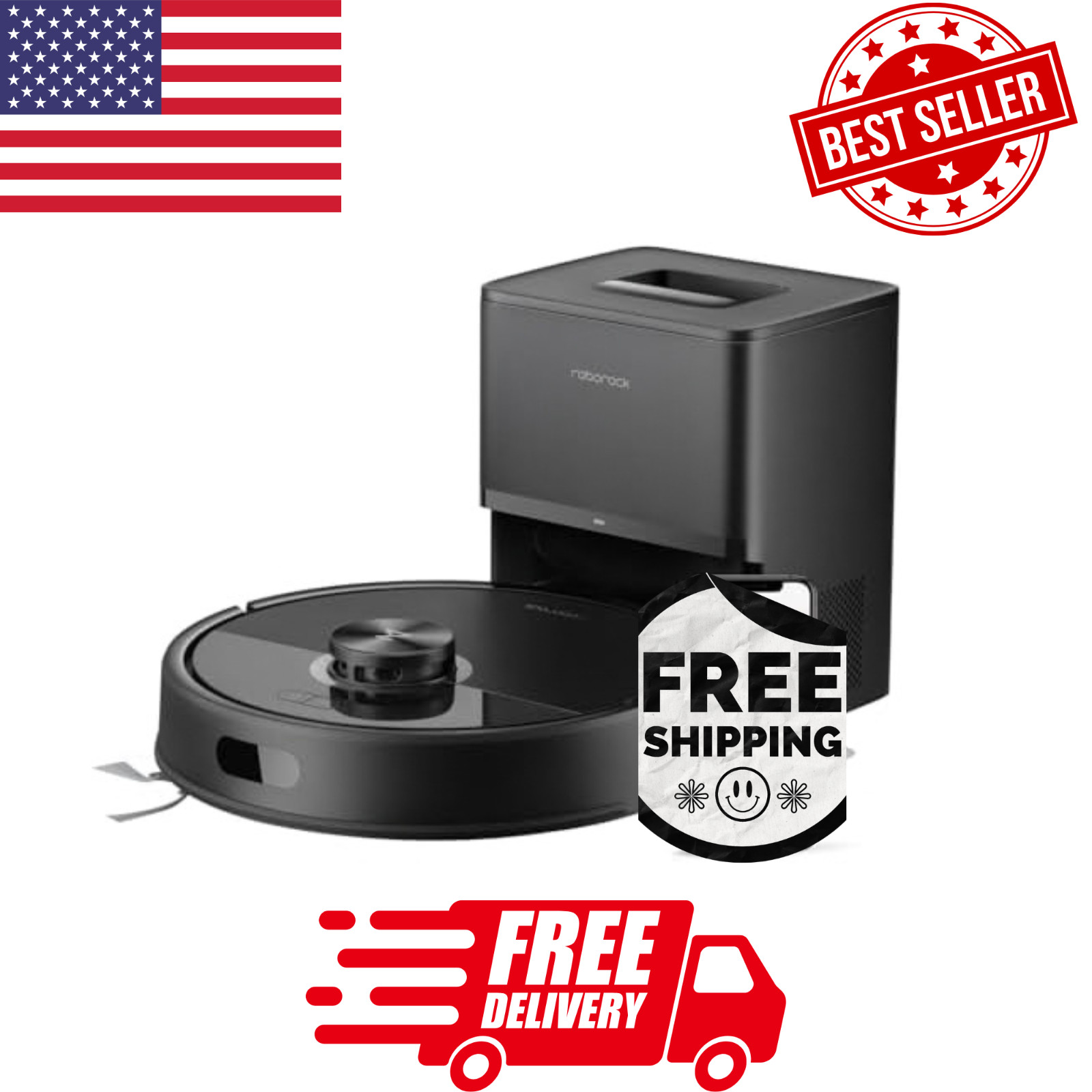 Q7 M5+ Self-Empty Robot Vacuum Cleaner, 10000Pa-FREE SHIPPING