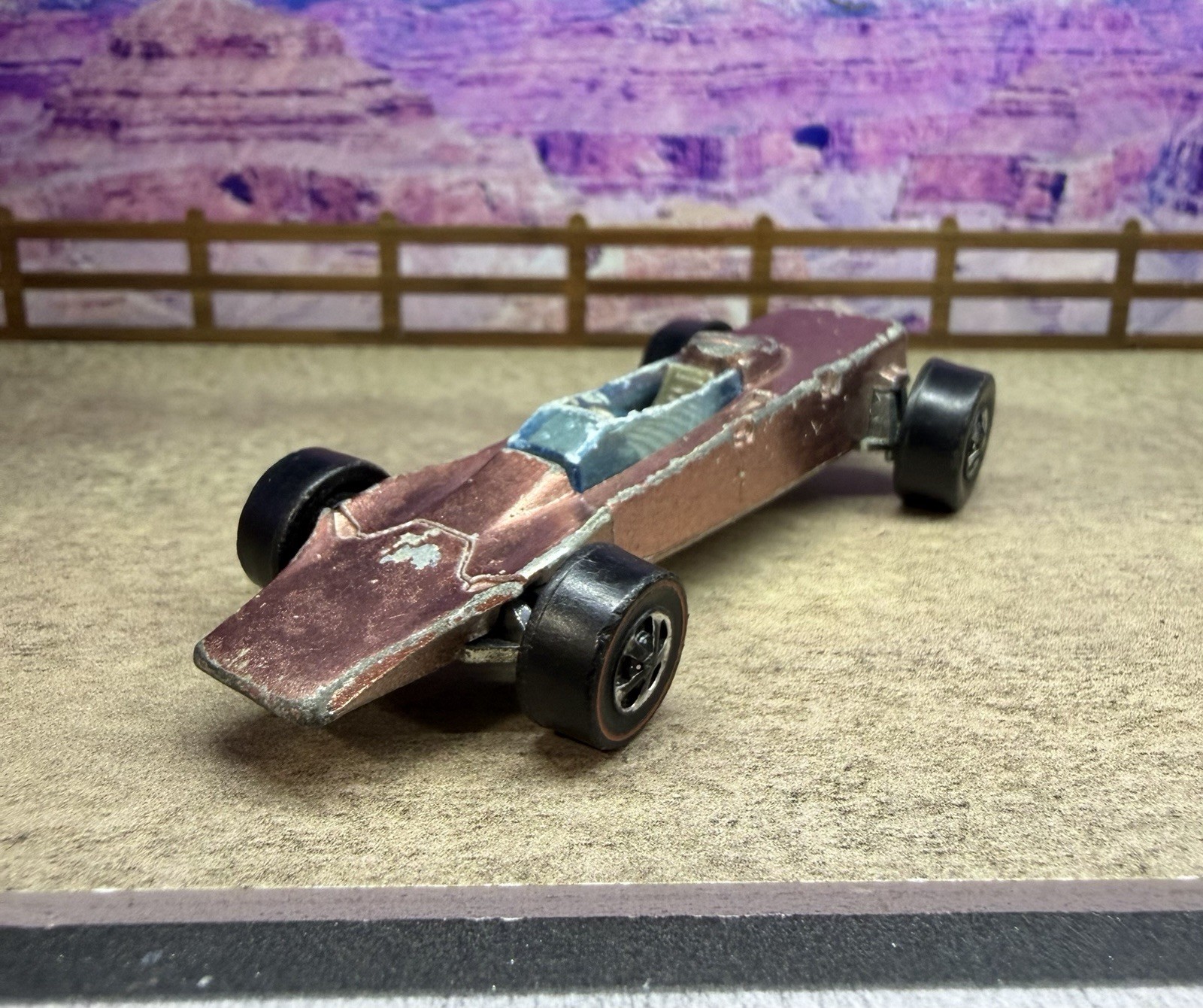 Hot Wheels Redline 1969 Lotus Turbine HTF Spectraflame Copper, Vintage