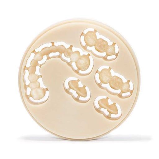 Portux CAD/CAM Multi-Layer PMMA Disc, 98.5 x 18, Shade B1, 1/Pk. Portux CAD/CAM Multi-Layer PMMA Disc, 98.5 x 18, Shade B1, 1/Pk.