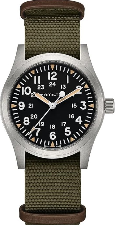 Hamilton Khaki Field Mechanical Black Dial Men's Watch H69439931 Hamilton Khaki Field Mechanical Black Dial Men's Watch H69439931