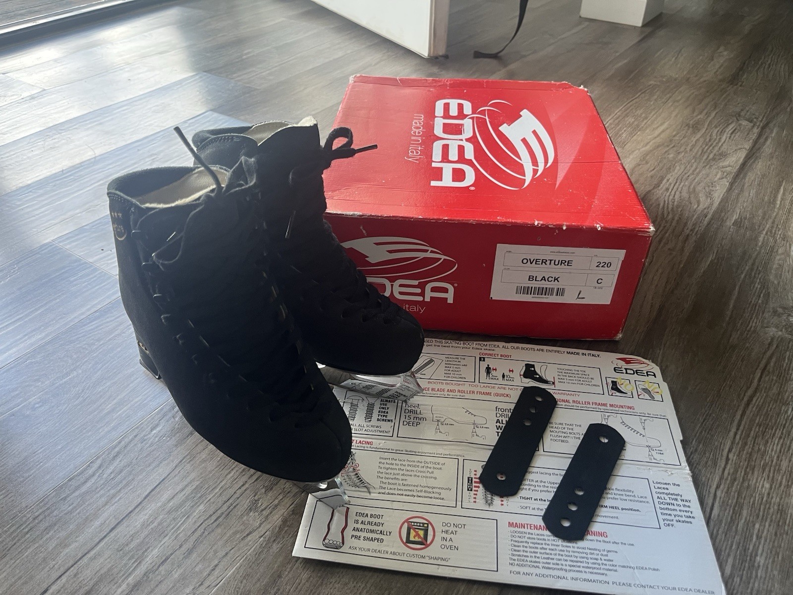 Edea Overture Figure Ice Skates_Black SIZE 220C