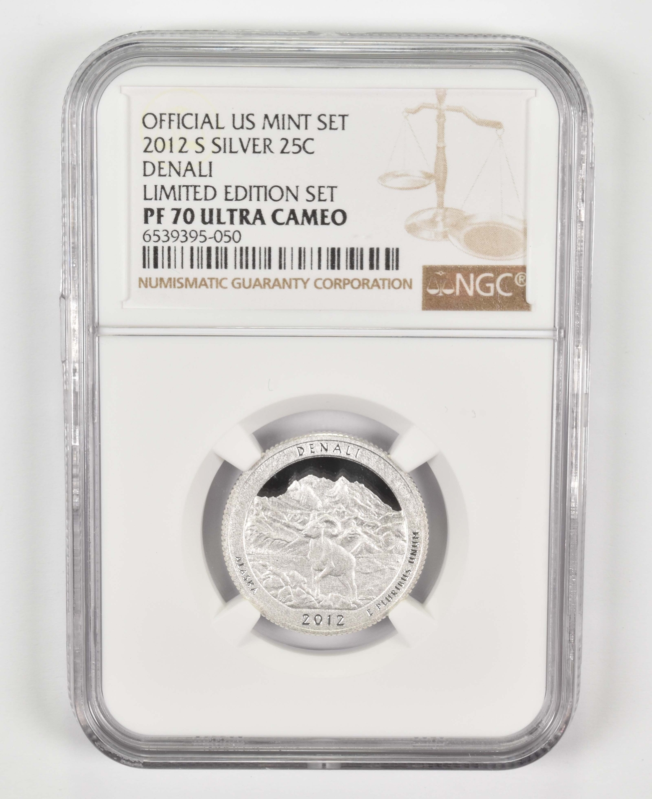 2012-S PF70 Denali Silver Quarter US Mint Limited Edition Set NGC 2012-S PF70 Denali Silver Quarter US Mint Limited Edition Set NGC