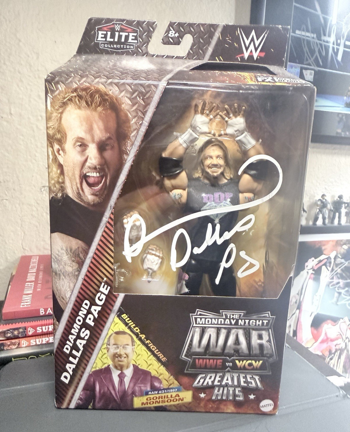 Mattel WWE Elite Greatest Hits Diamond Dallas Page Signed Figure Boxed Mattel WWE Elite Greatest Hits Diamond Dallas Page Signed Figure Boxed