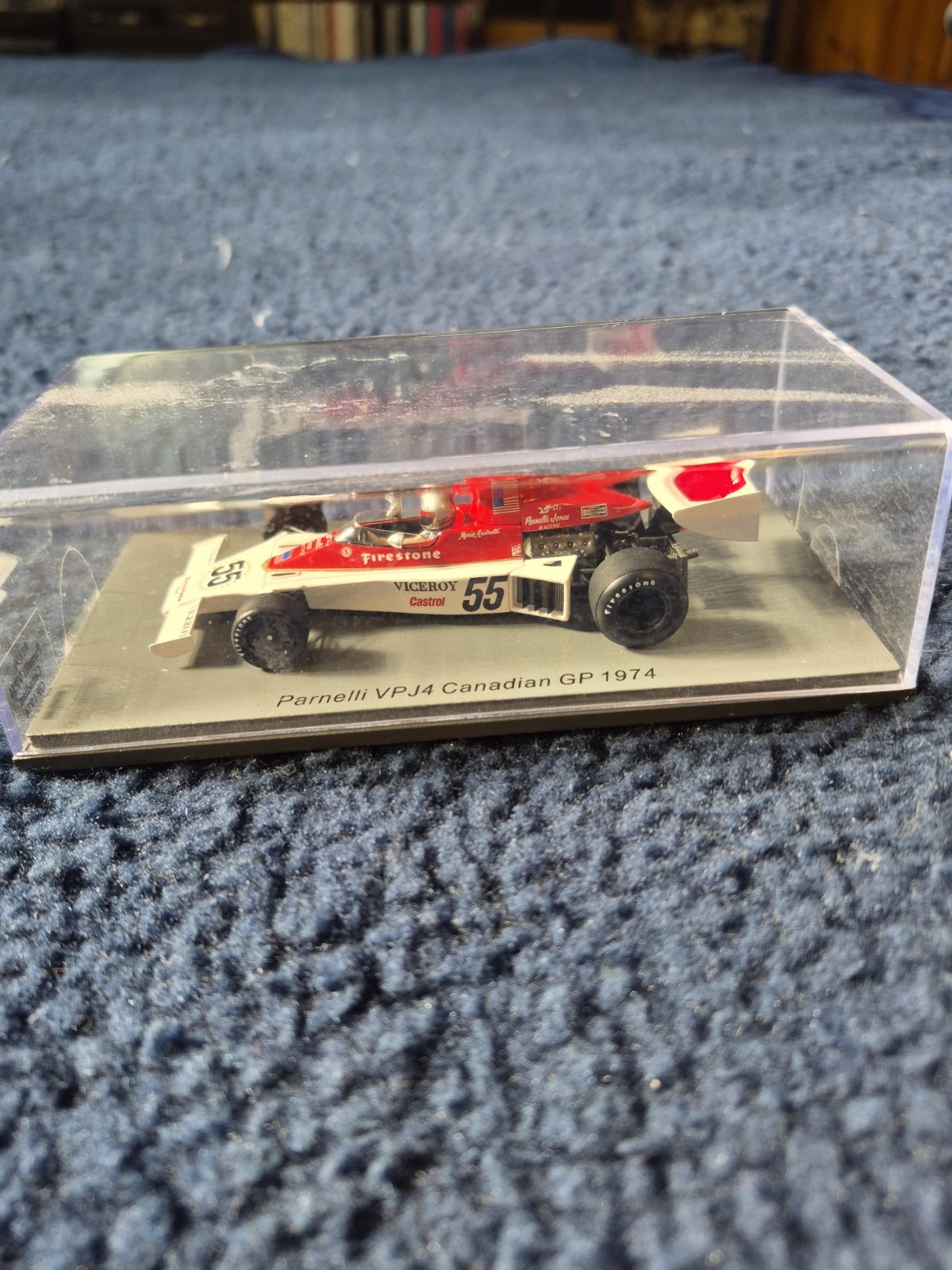 Mario Andretti. 1974 Canadian Grand Prix Parnelli VPJ4 Diecast Car. Great Shape