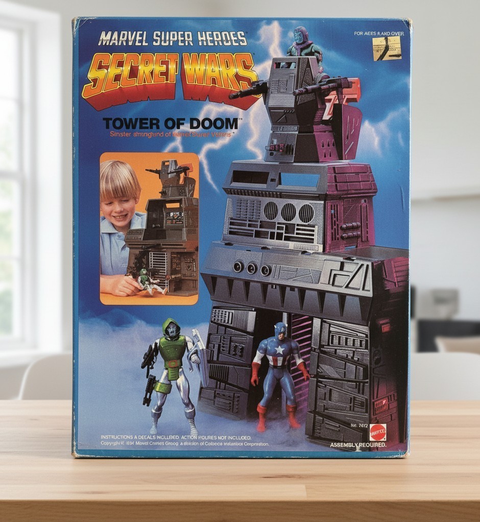 1984 Mattel Marvel Secret Wars Tower of Doom Playset 7472 NEW FACTORY SEALED