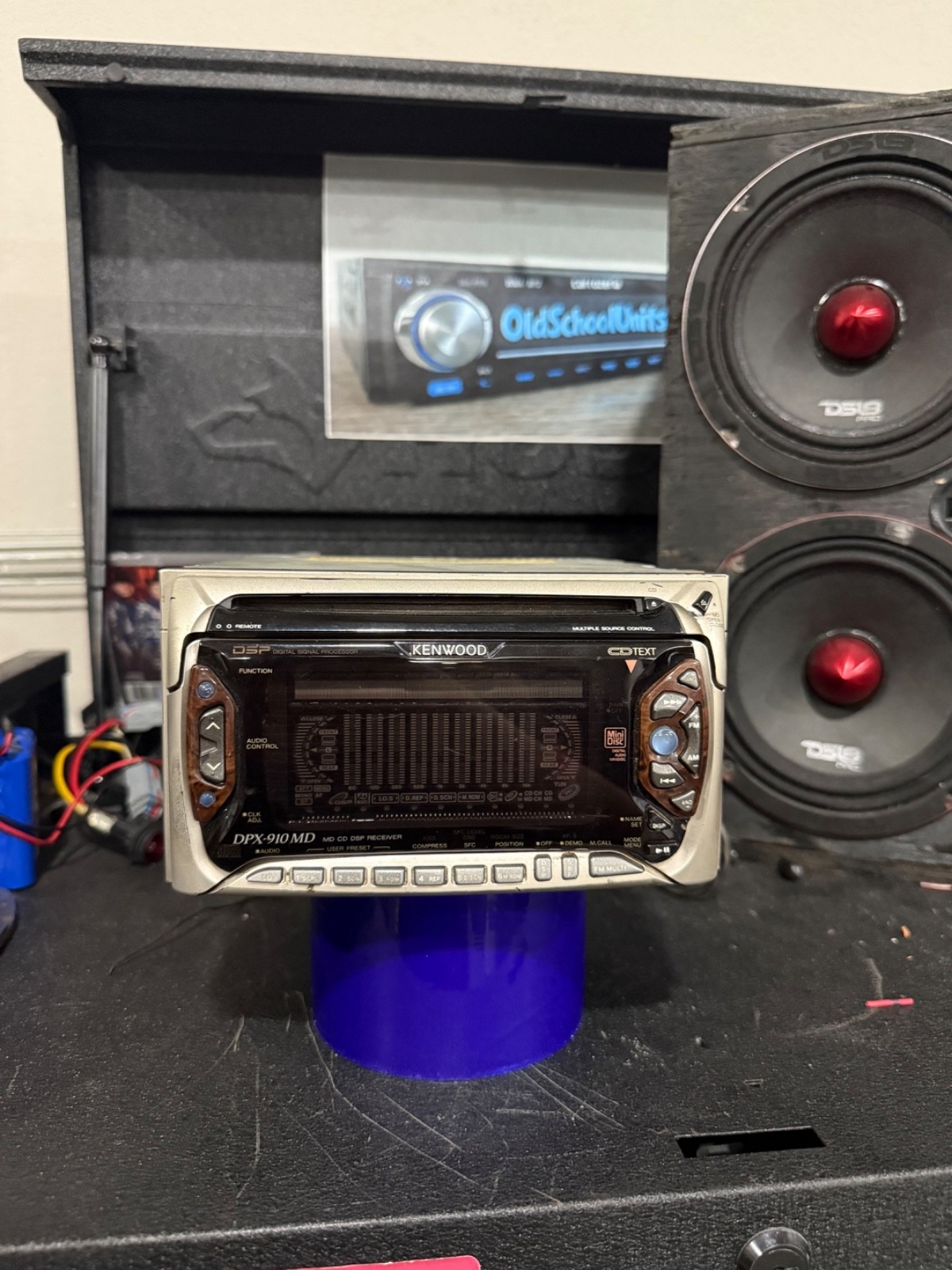 Kenwood Dpx-910MD Double Din Dsp Tested and Working Bluetooth included