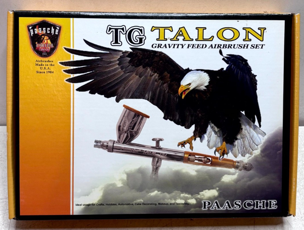 Paasche Talon TG-1AS Gravity Feed Double Action Airbrush