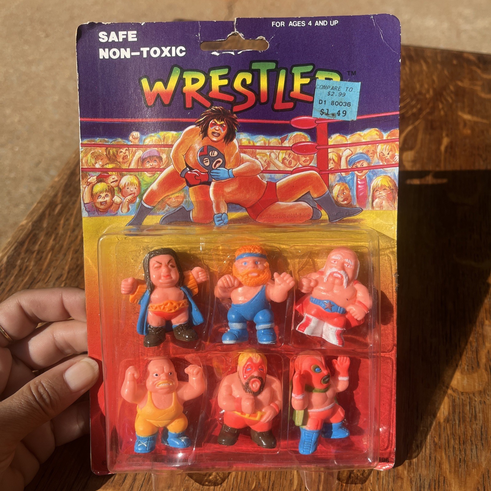 1990 Soma Masters Wrestler Figure Set Sealed Very Rare set of 6 pvc 1990 Soma Masters Wrestler Figure Set Sealed Very Rare set of 6 pvc
