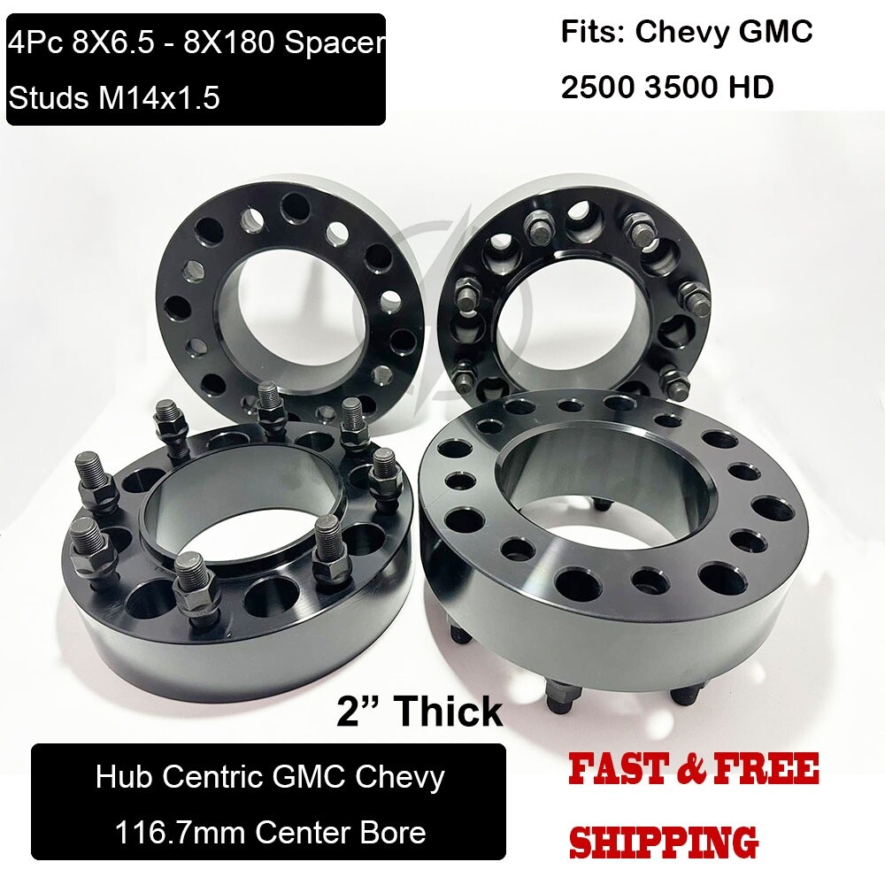 8x6.5 to 8x180 Hub Centric Wheel Adapters / 2\
