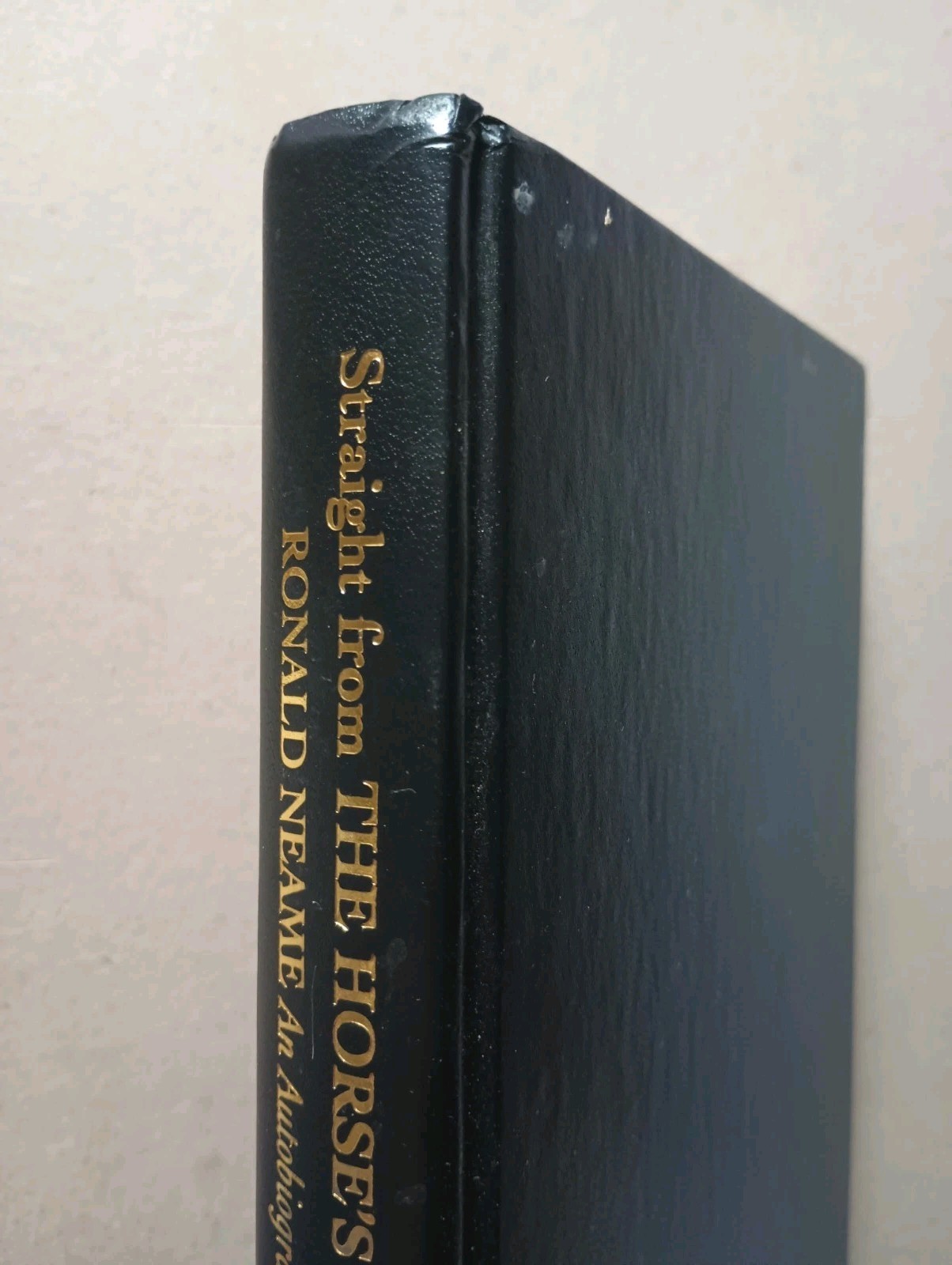 Straight from the Horse\'s Mouth (2003) SIGNED Ronald Neame Autobiography HC Straight from the Horse\'s Mouth (2003) SIGNED Ronald Neame Autobiography HC