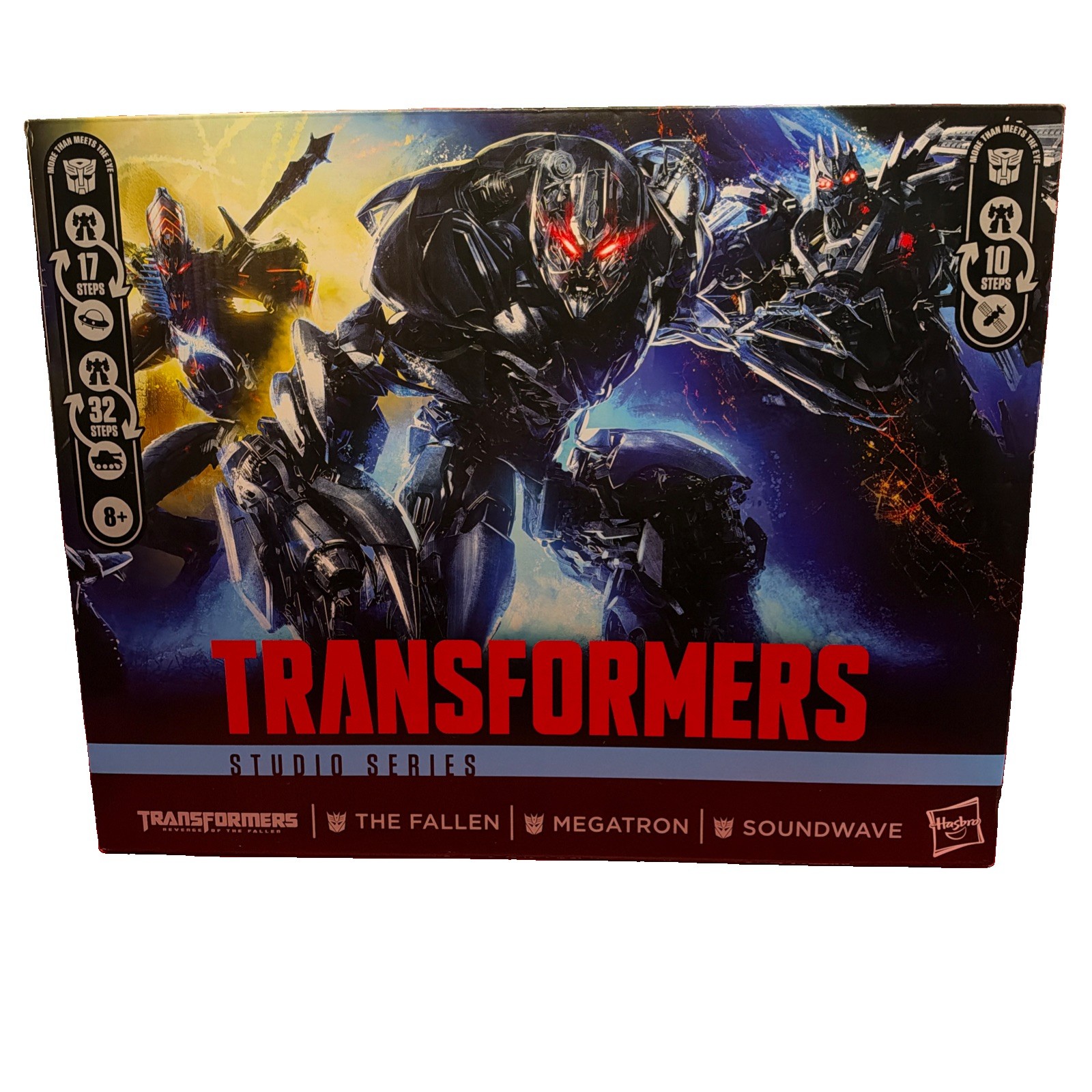 Hasbro Transformers Studio Series The Fallen Megatron Soundwave Transforming Set