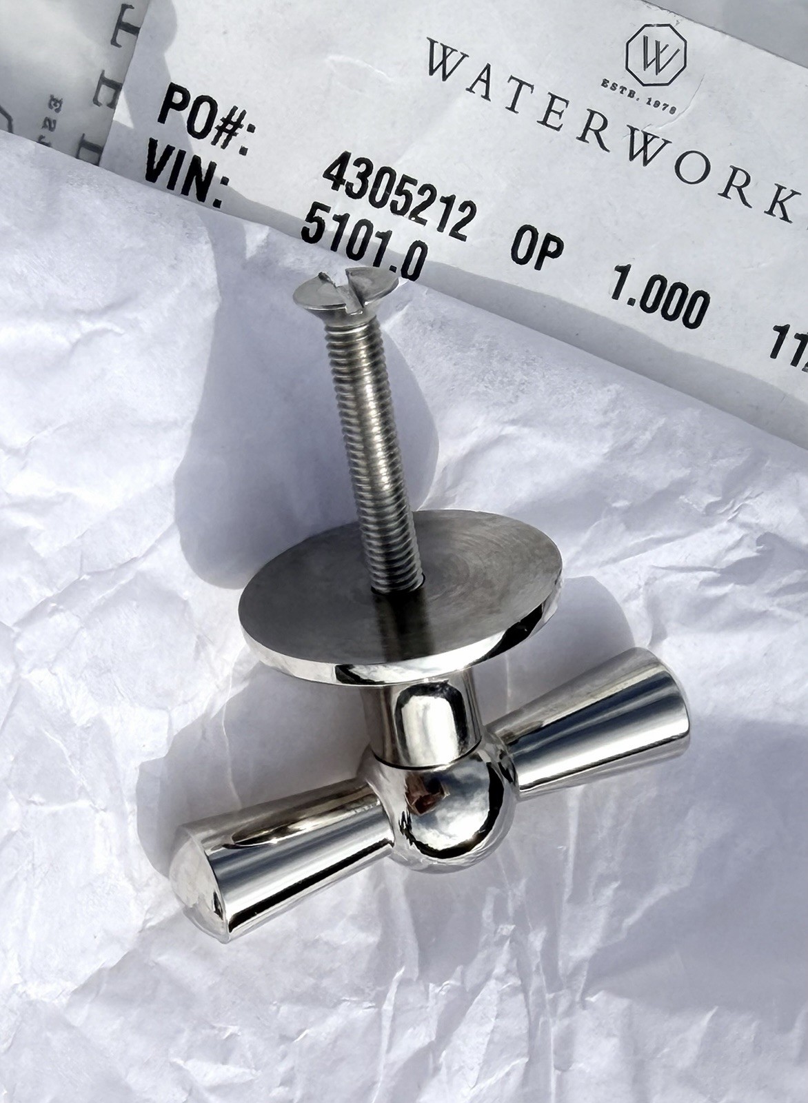 Waterworks Lot Of 6 Millbrook 2 1/2” Nickel Knobs NIB 🤩FREE SHIPPING 🤩