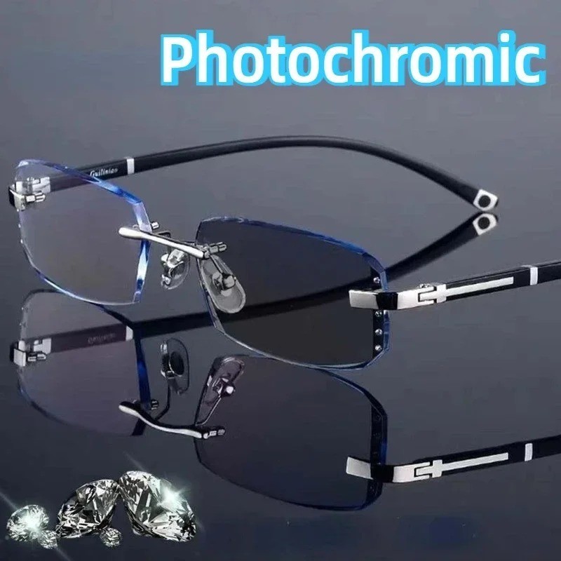 Photochromic Myopia Glasses Unisex Nearsighted Eyeglasses Anti Blue Light 0-4.0 Photochromic Myopia Glasses Unisex Nearsighted Eyeglasses Anti Blue Light 0-4.0