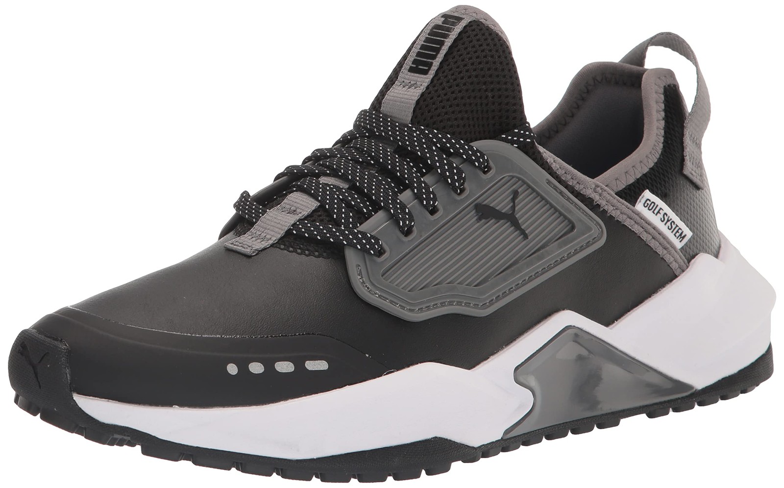 Puma GS One 195405-01 Puma White/High Rise Men Spikeless Golf Shoes Choose Size