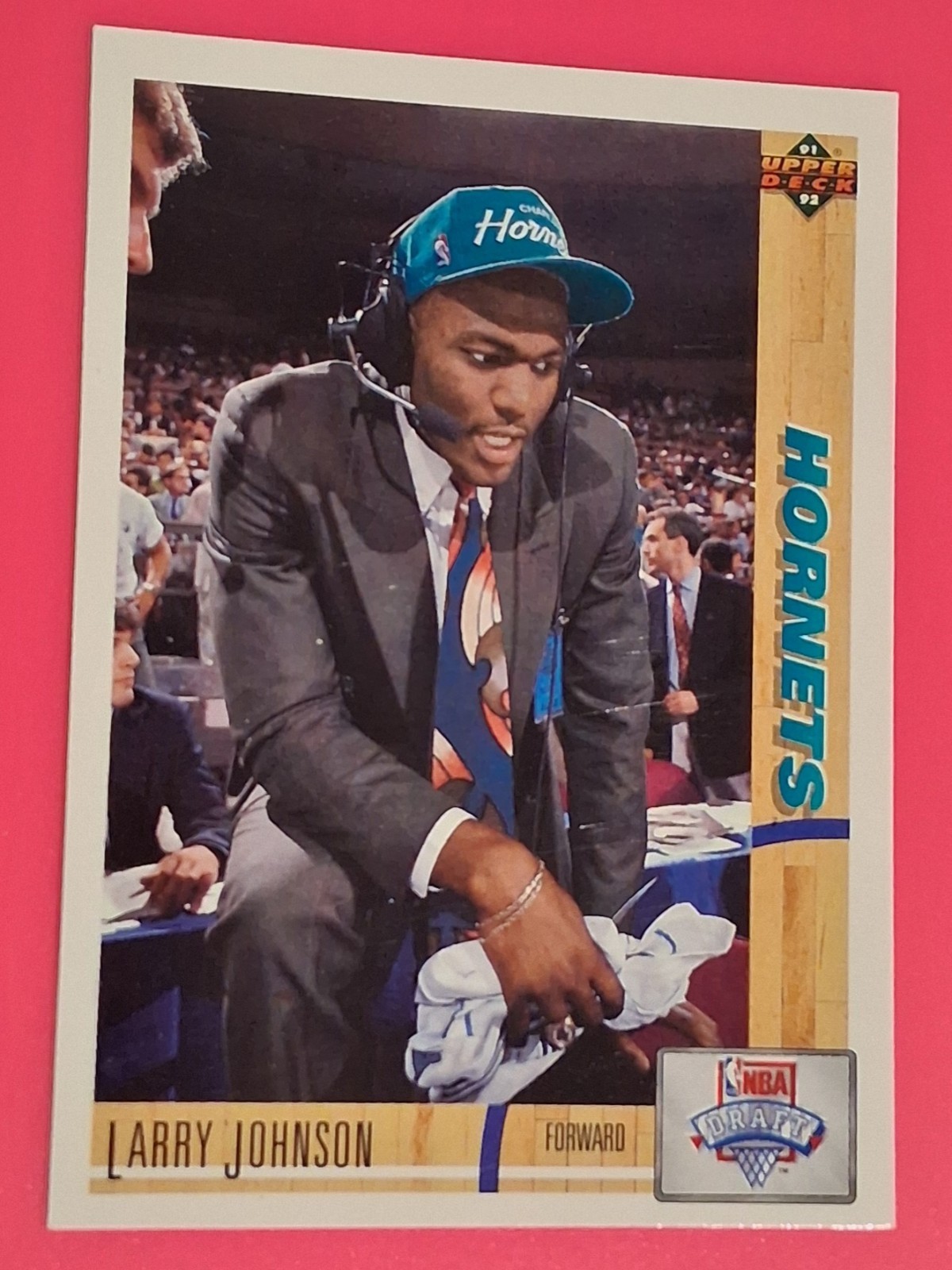 Larry Johnson 1991-92 Upper Deck Rookie Charlotte Hornets