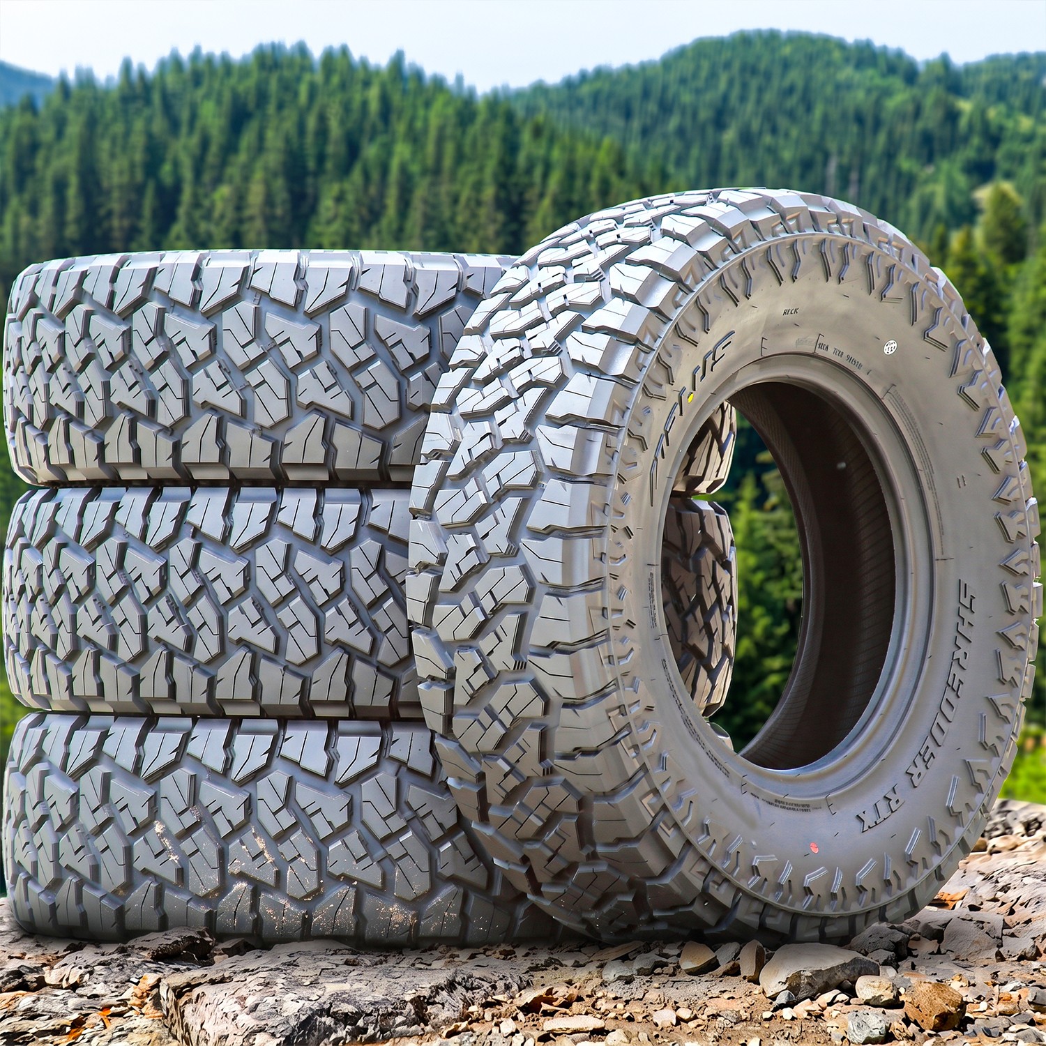4 Aplus Shredder RTX 265/75R16 123/120Q E 10 Ply Tires 45k Mi Warranty