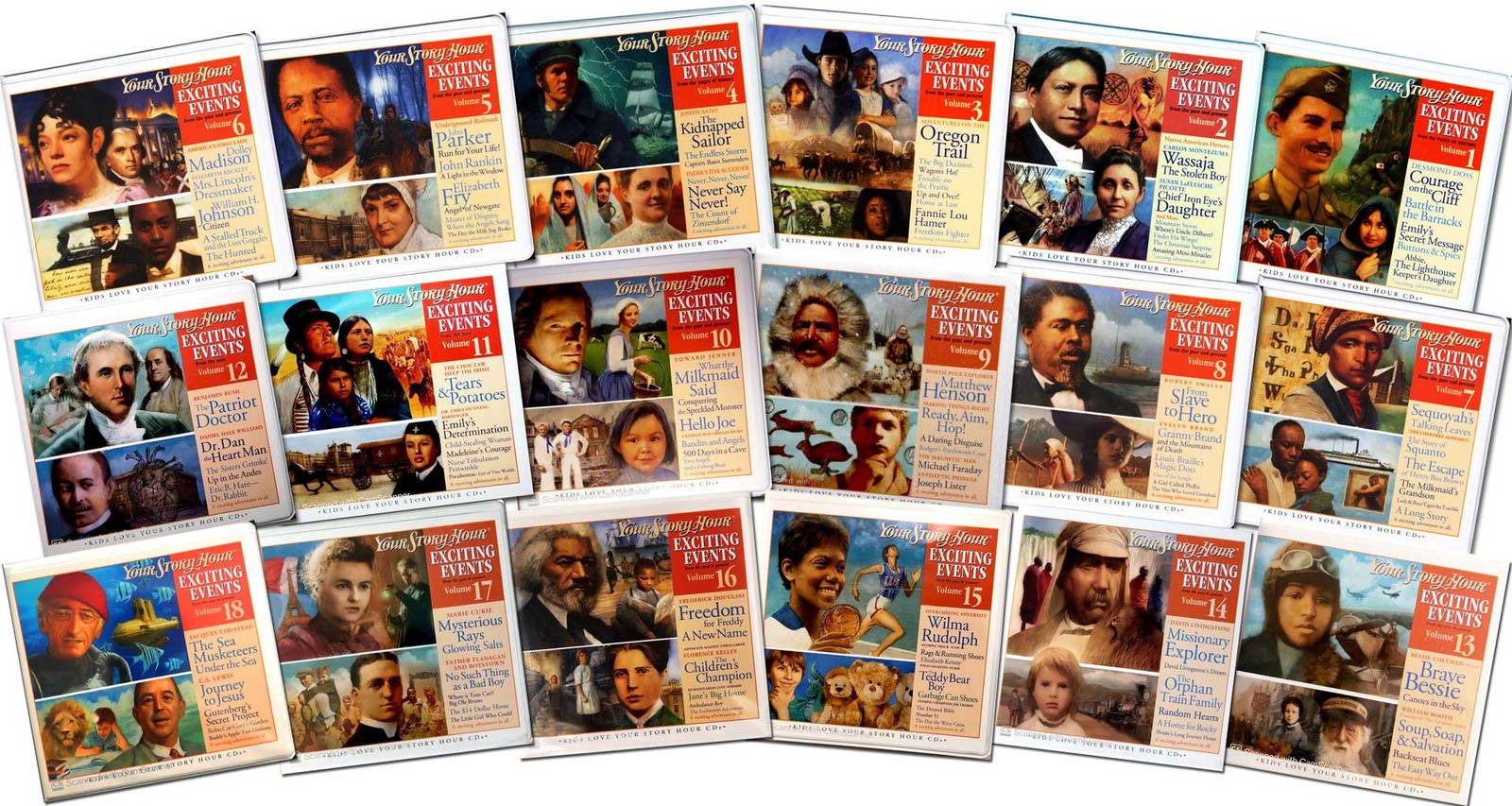 New YOUR STORY HOUR EXCITING EVENTS Complete Series Volumes 1-18 54 Audio CDs New YOUR STORY HOUR EXCITING EVENTS Complete Series Volumes 1-18 54 Audio CDs