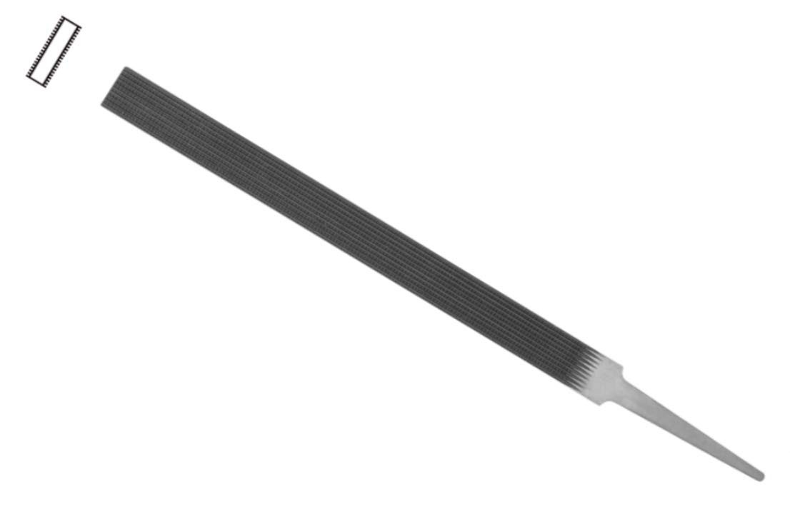 Grobet USA Swiss Pattern Precision 6” CheckeringPillar File, Cut 00