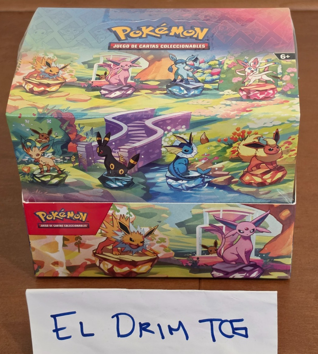 Pokemon TCG: Prismatic Evolutions Mini Tin Display sealed (8 mini tins) SPANISH Pokemon TCG: Prismatic Evolutions Mini Tin Display sealed (8 mini tins) SPANISH
