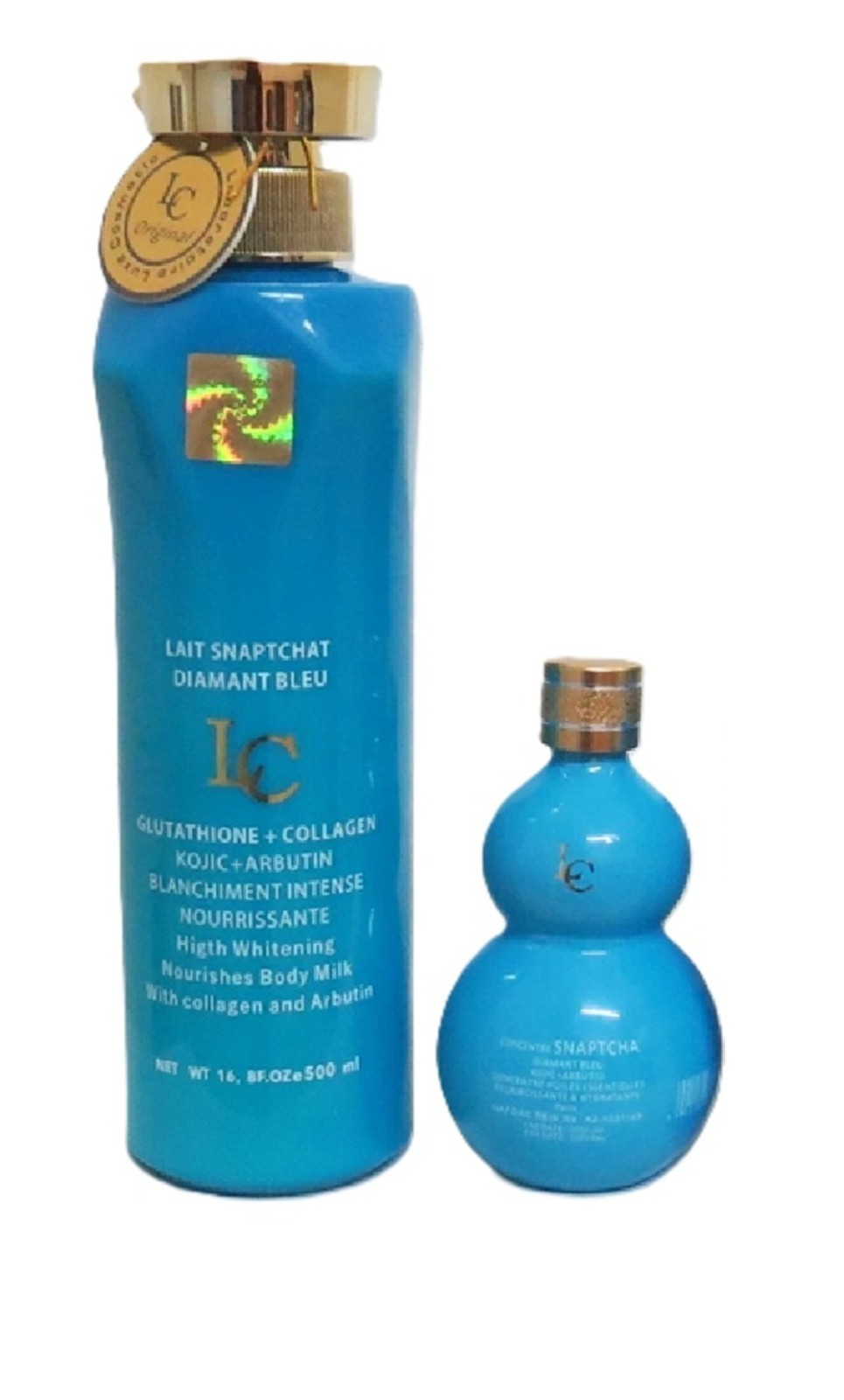 Lait Snapchat Diamant Blue Body lotion and Serum Set Lait Snapchat Diamant Blue Body lotion and Serum Set