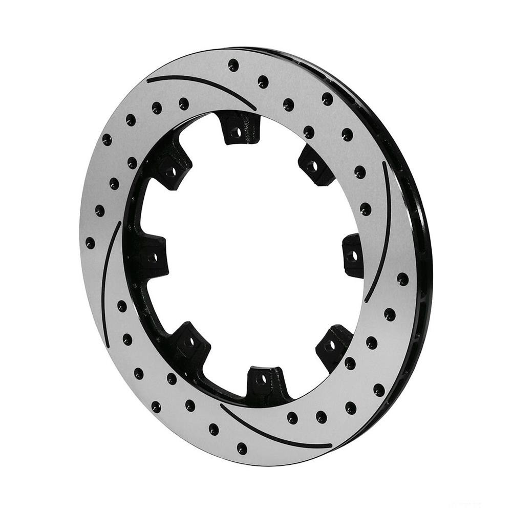 Wilwood 160-7104-BK SRP-BLK 32 Vane Iron Rotor, 12.19 Inch