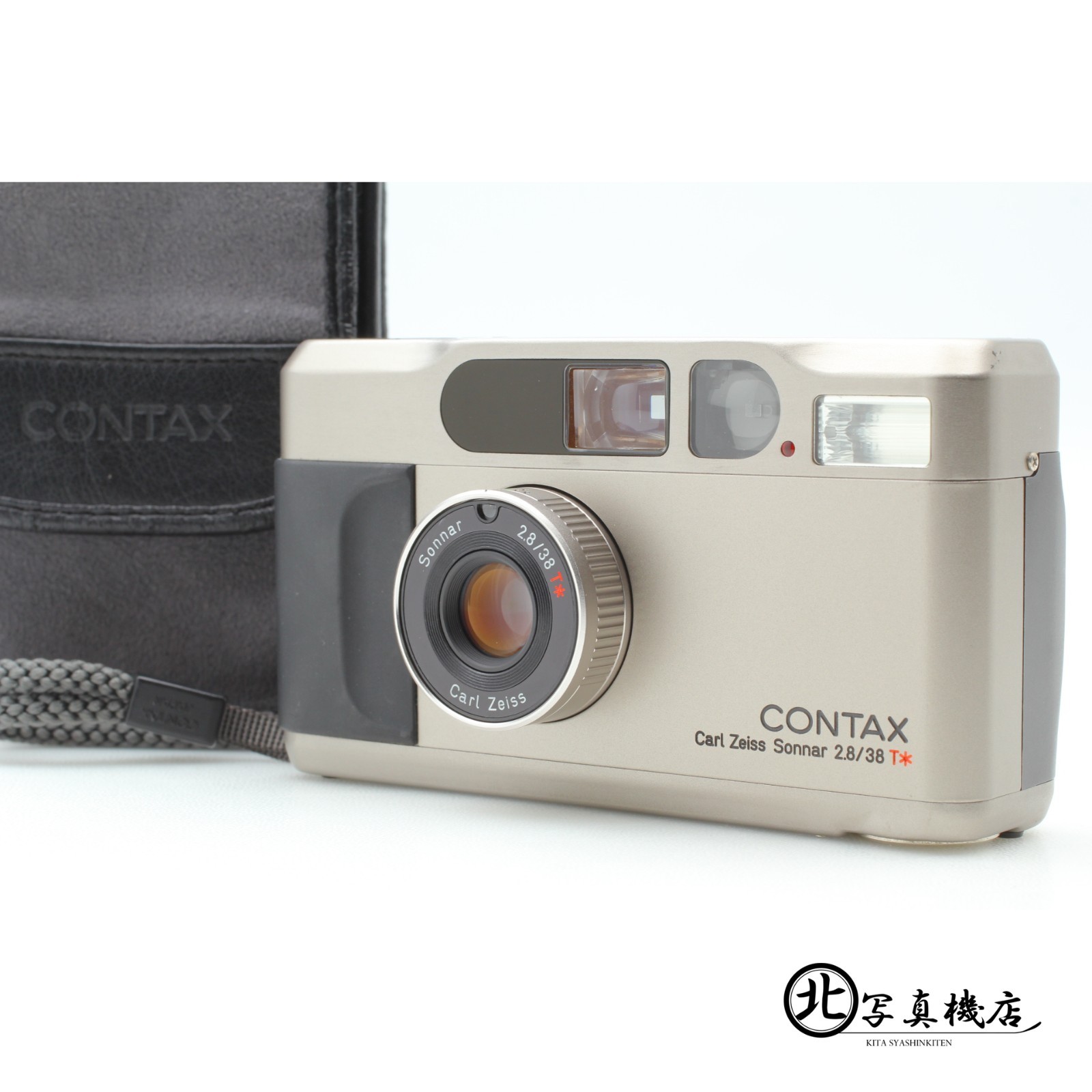 All Works [ TOP MINT ] Contax T2 Titan Silver 35mm Film Camera From TOKYO