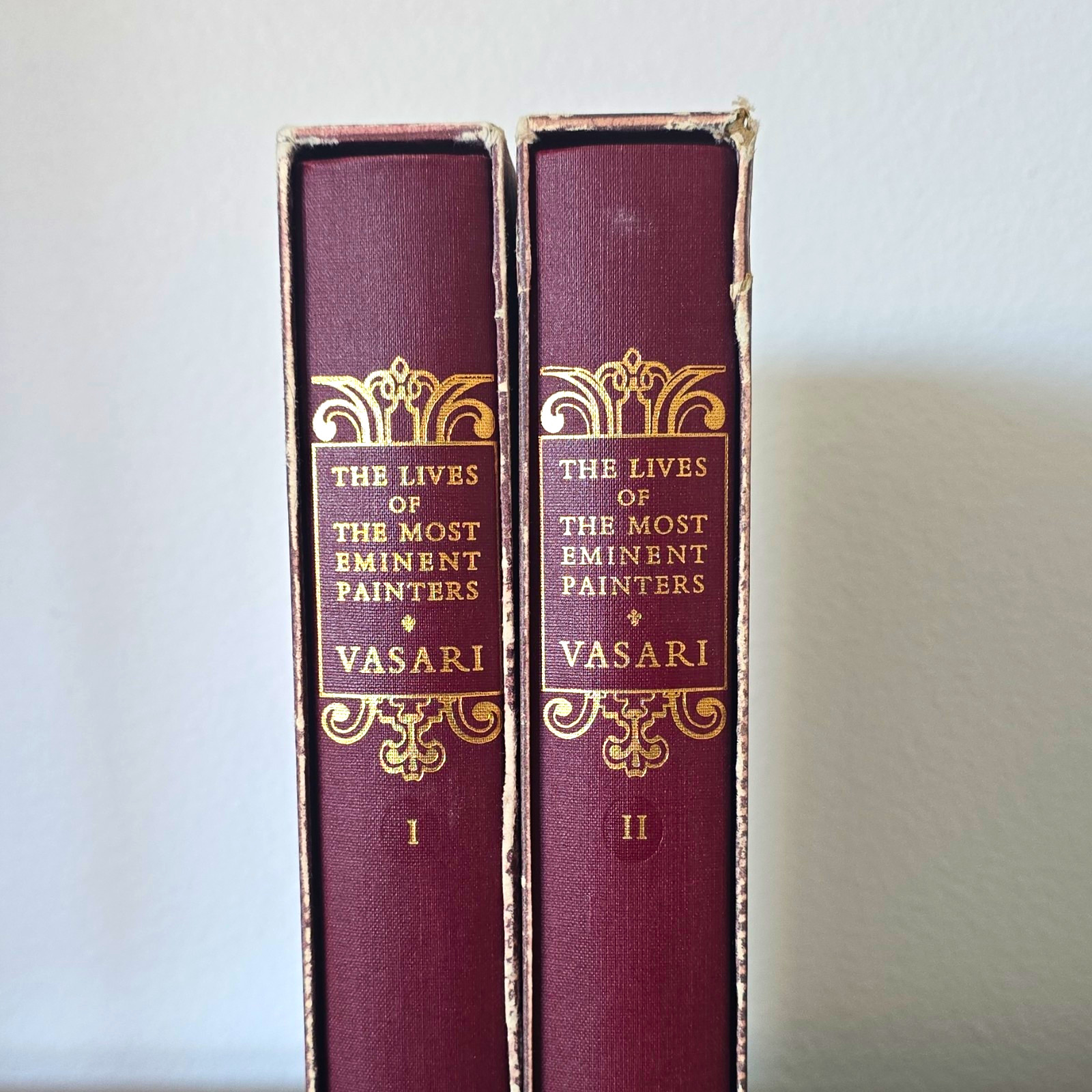 Giorgio Vasari The Lives of the Most Eminent Painters Vol I & II Hardcover