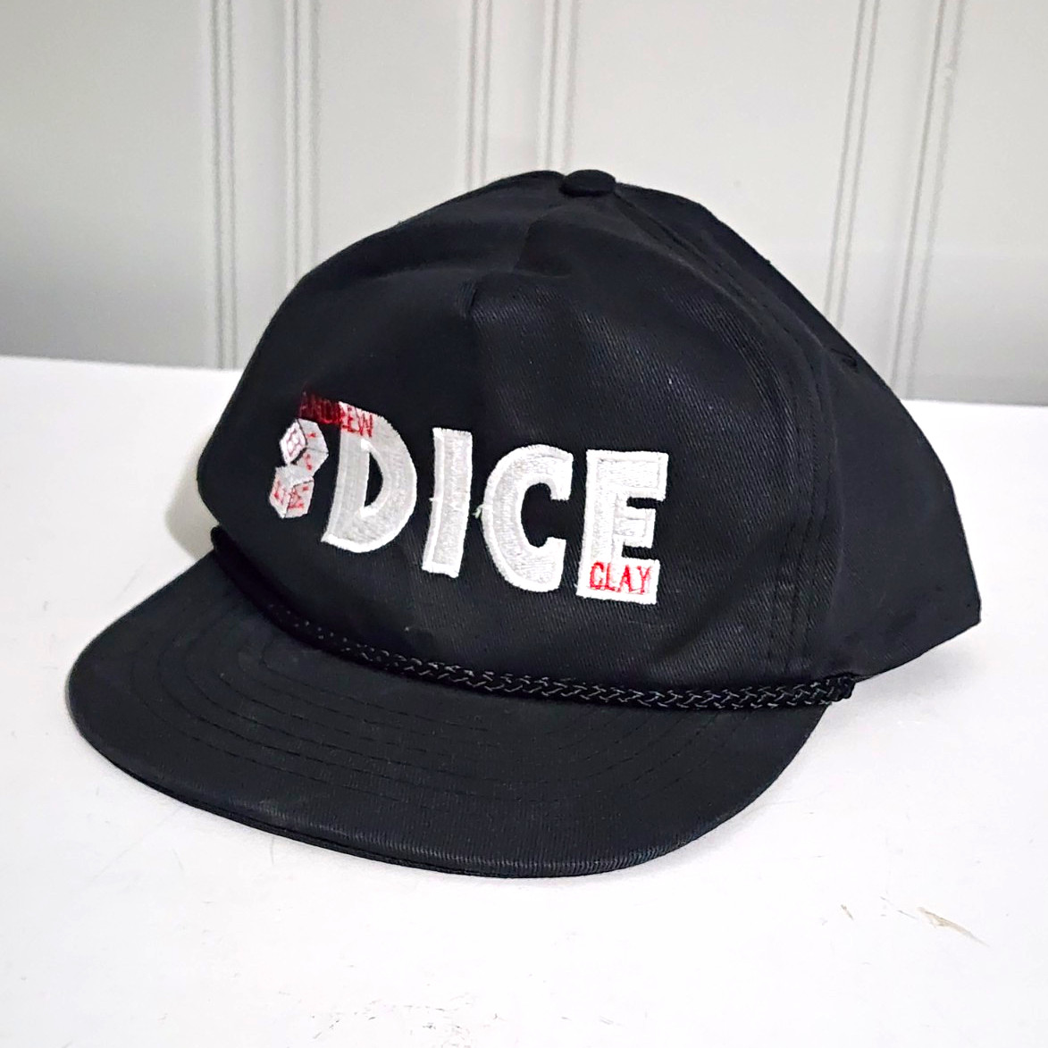 Andrew Dice Clay Black Snapback Hat Cap Adjustable One Size 90s Casual Rare Andrew Dice Clay Black Snapback Hat Cap Adjustable One Size 90s Casual Rare